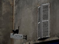 Le Chat Noir Rustic exterior of Le Chat Noir Art Gallery in Montmartre, Paris.