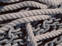 Clean Sheets Ropes and Chains, taken at a Yacht Club.