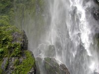 White Water A water fall at Milford Sound in New Zealand